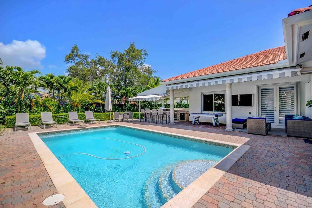 Miami 5Br Villa W Heated Pool, Games & Bbq L01 Катлер-Бей Екстер'єр фото
