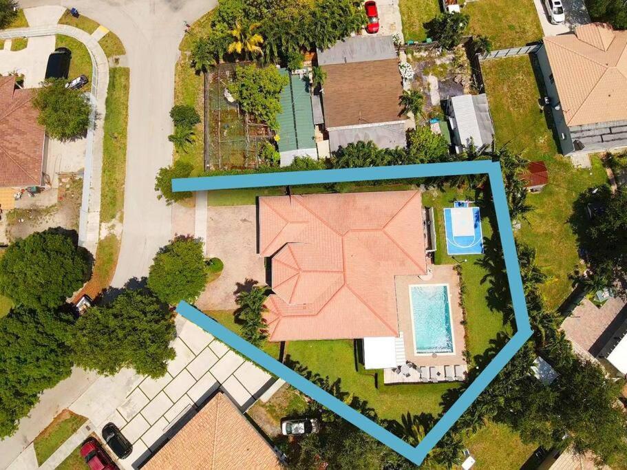 Miami 5Br Villa W Heated Pool, Games & Bbq L01 Катлер-Бей Екстер'єр фото